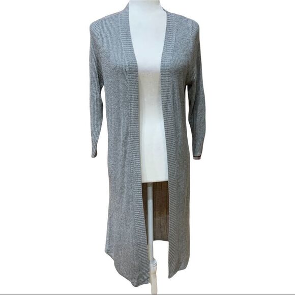 NWT Torrid longline cardigan sweater gray Sz 10 NEW - Picture 1 of 11
